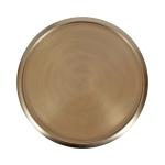 Gold & Black Metal Sanzo Accent Table