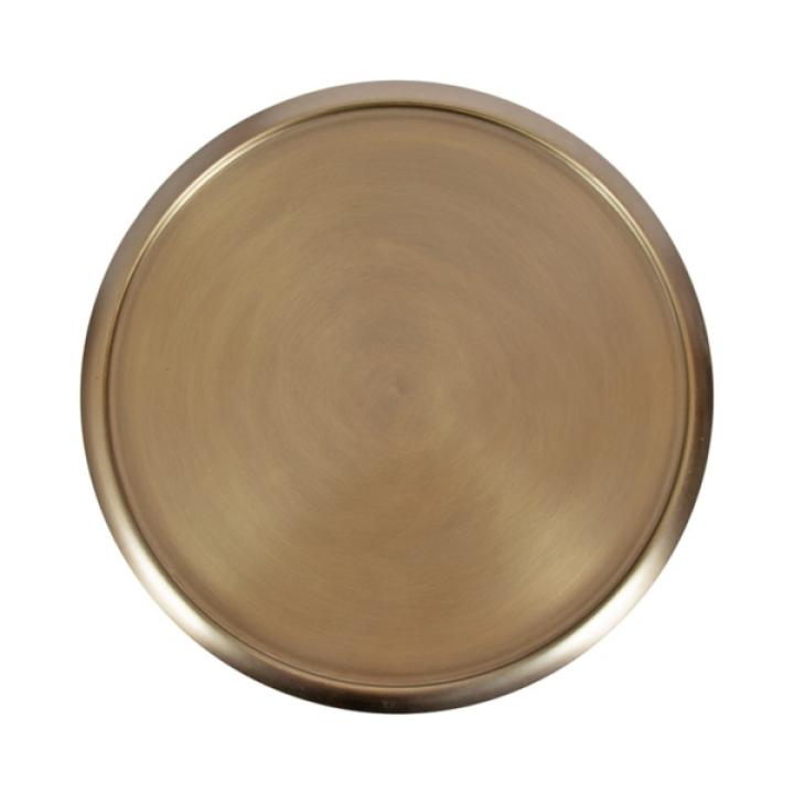 Gold & Black Metal Sanzo Accent Table