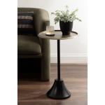 Gold & Black Metal Sanzo Accent Table