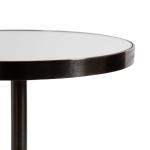 Pewter Mirrored Tara Accent Table