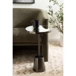 Pewter Mirrored Tara Accent Table
