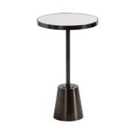 Pewter Mirrored Tara Accent Table