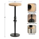 Natural Wood Stratton Accent Table