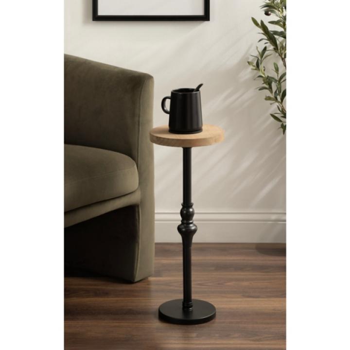 Natural Wood Stratton Accent Table