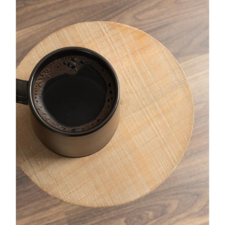 Natural Wood Stratton Accent Table