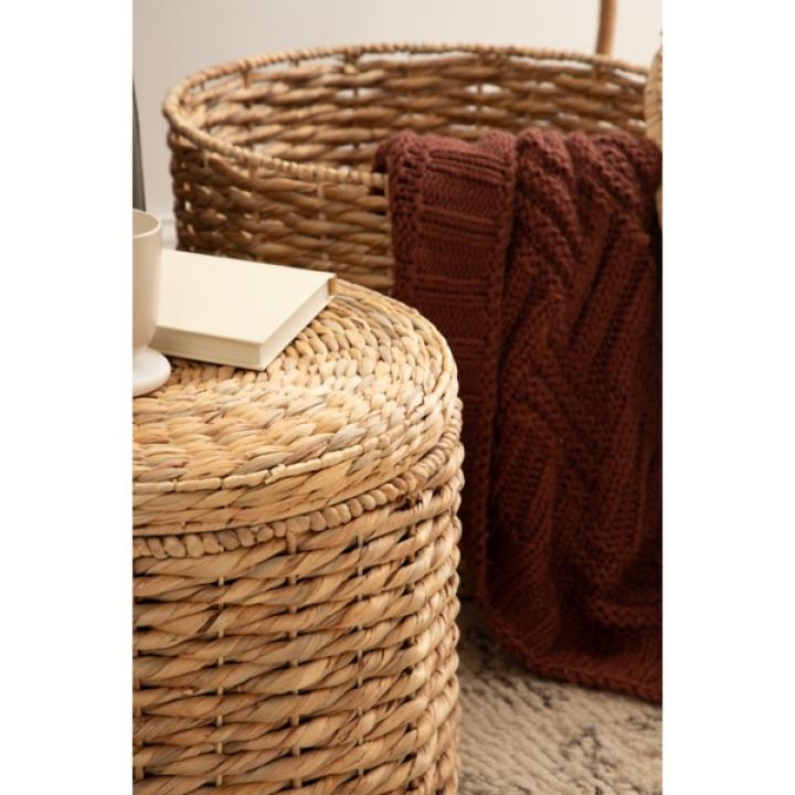 Woven Hyacinth 2-pc. Nesting Accent Table Set
