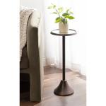 Bronze Metal Mirrored Sanzo Accent Table