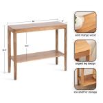 Natural Wood Talcott Console Table