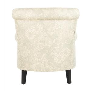 SAFAVIEH Gray Floral Traditional Accent Chair