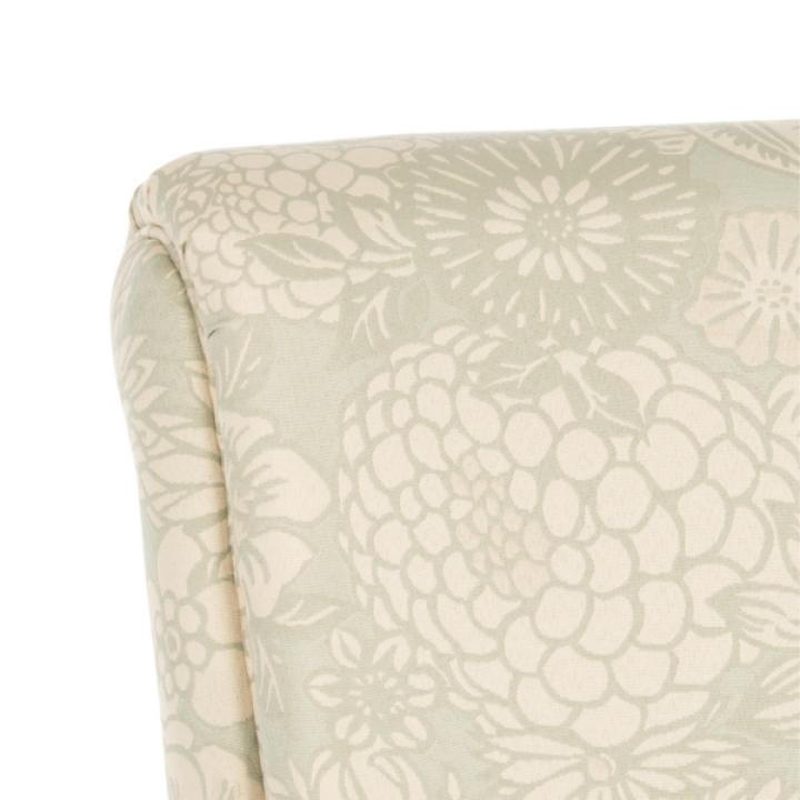 SAFAVIEH Gray Floral Traditional Accent Chair