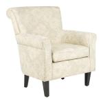 SAFAVIEH Gray Floral Traditional Accent Chair