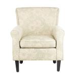 SAFAVIEH Gray Floral Traditional Accent Chair
