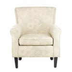 SAFAVIEH Gray Floral Traditional Accent Chair