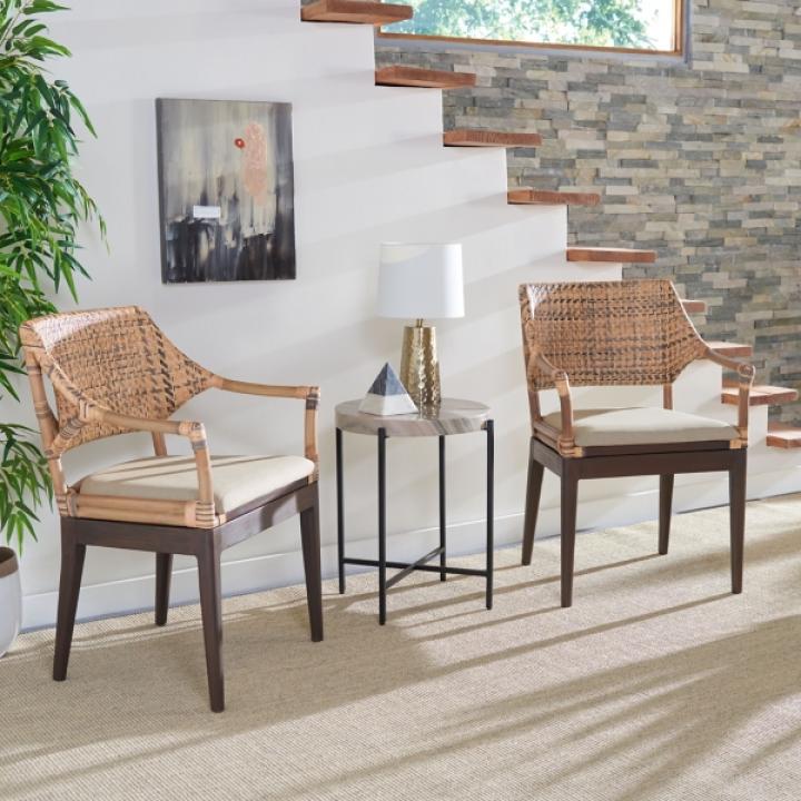 Coastal Rattan Lia Accent Chair
