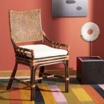 Coastal Natural Rattan Donna Accent Chair