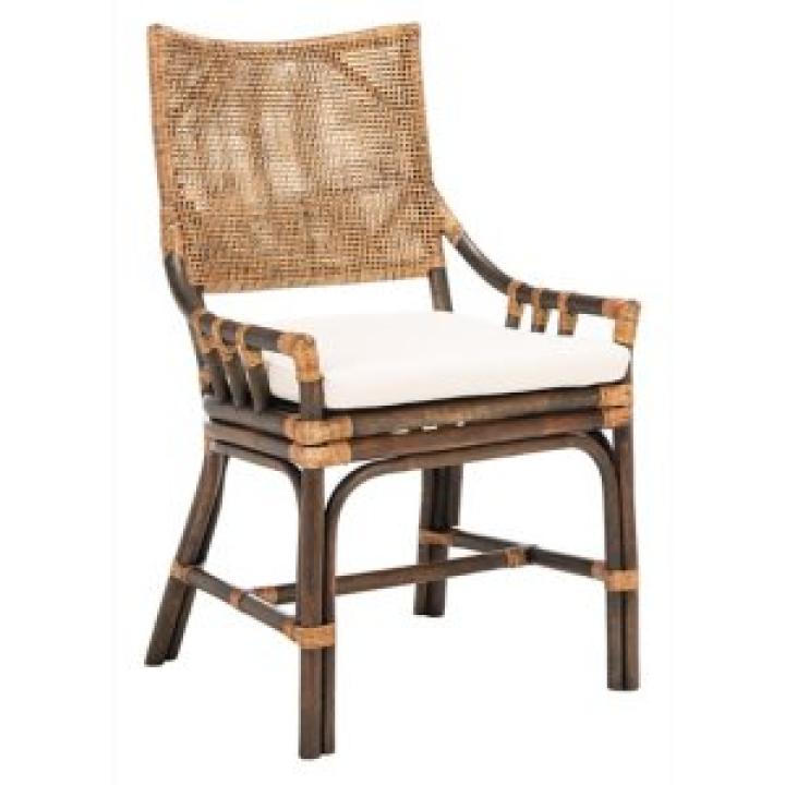 Coastal Natural Rattan Donna Accent Chair
