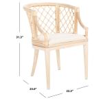 Natural Wash Rattan Carly Accent Chair