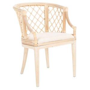 Natural Wash Rattan Carly Accent Chair