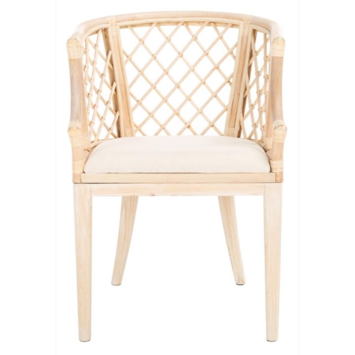 Natural Wash Rattan Carly Accent Chair