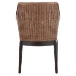 Brown Woven Rattan Rico Accent Chair
