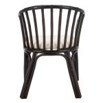 Dark Brown Rattan Birdie Armchair