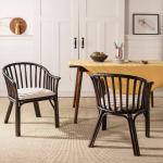 Dark Brown Rattan Birdie Armchair