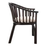 Dark Brown Rattan Birdie Armchair