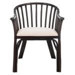 Dark Brown Rattan Birdie Armchair