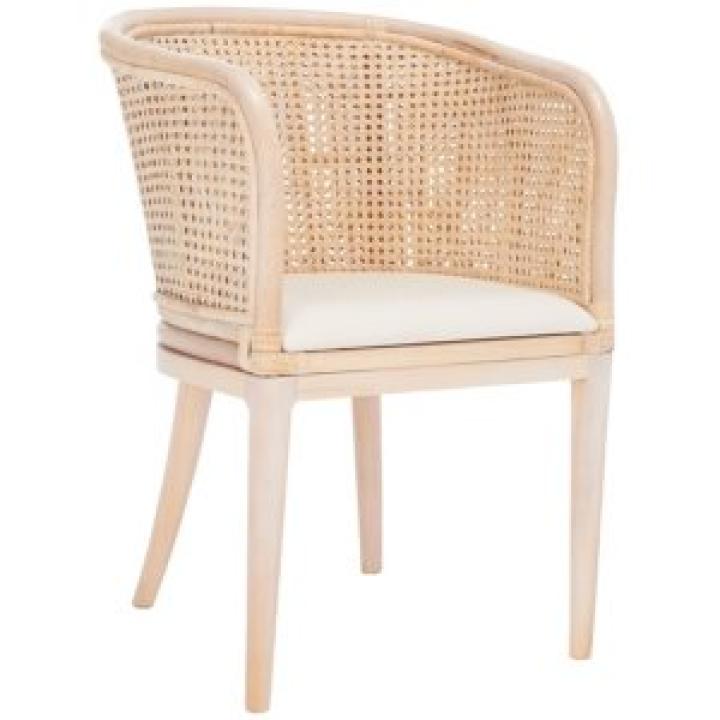 Natural Whitewash Mable Accent Chair