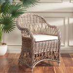Rattan Wicker Club Accent Chair