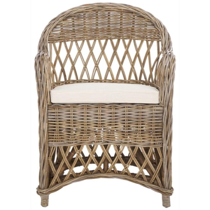 Rattan Wicker Club Accent Chair