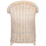 Whitewash Wicker Myra Accent Chair