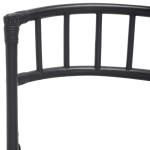 Black Rattan Maya Folding Chairs, Set of 2