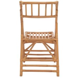 Natural Rattan Maya Folding Chairs, Set of 2