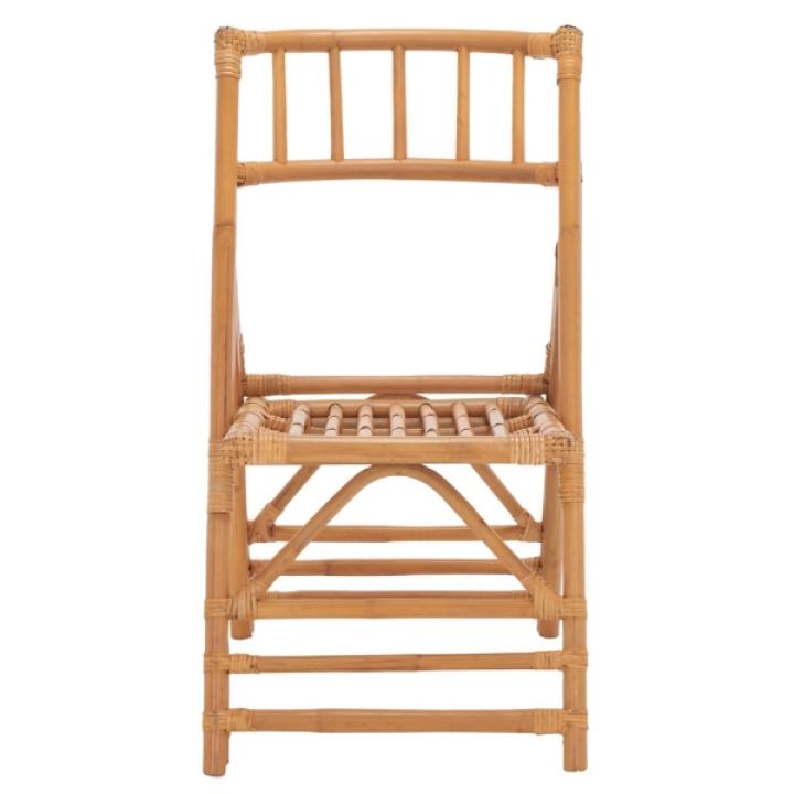 Natural Rattan Maya Folding Chairs, Set of 2