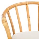 Modern Natural Rattan Bali Accent Chair