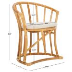 Modern Natural Rattan Bali Accent Chair