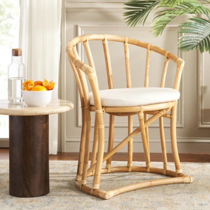 Modern Natural Rattan Bali Accent Chair