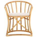 Modern Natural Rattan Bali Accent Chair