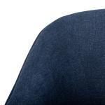 Navy Blue Linen Upholstered Harriet Accent Chair