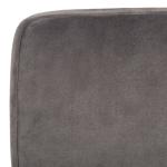 Gray Velvet Mid-Century Kate Accent Chair