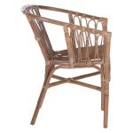 Gray Rattan Aria Coastal Accent Chairs, Set of 2