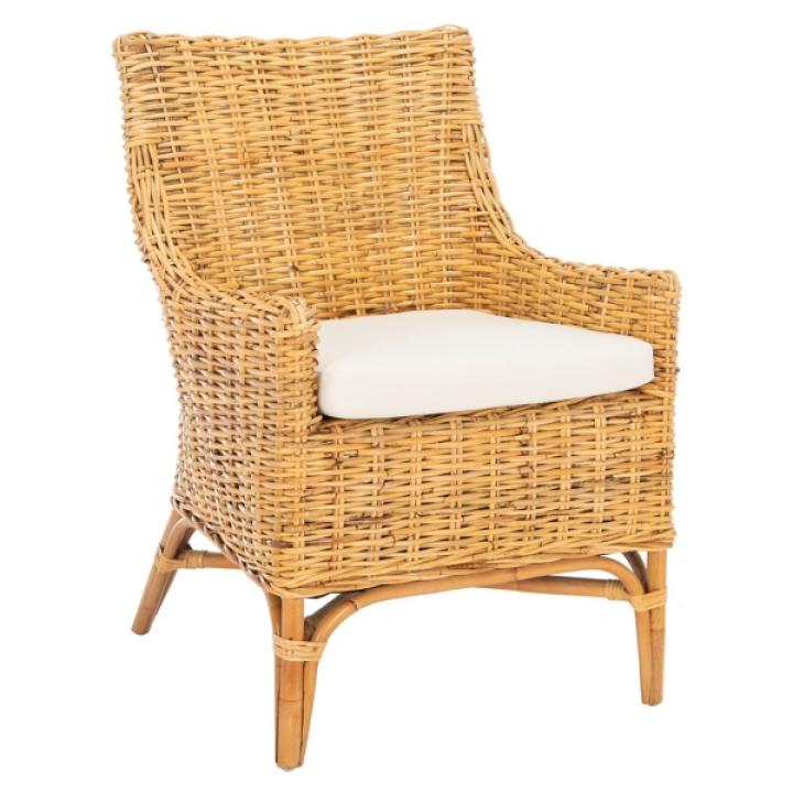 Natural Rattan Hana Coastal Accent Chair