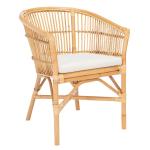 Natural Rattan Millie Coastal Accent Chair