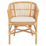 Natural Rattan Millie Coastal Accent Chair