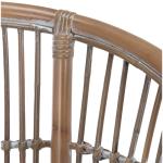 Graywash Rattan Millie Coastal Accent Chair