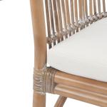 Graywash Rattan Millie Coastal Accent Chair