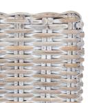 Gray Whitewash Kubu Rattan Sarah Accent Chair