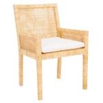 Natural Cane and Mango Wood Rayan Accent Chair