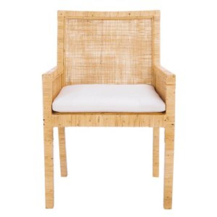 Natural Cane and Mango Wood Rayan Accent Chair